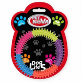 Кучешка играчка PET NOVA дентален гумен ринг 15 см. с аромат на мента